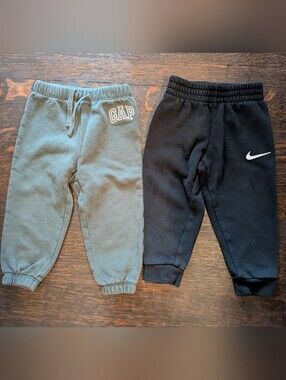 Baby GAP and Nike Jogger Sweatpants - Gray & Black